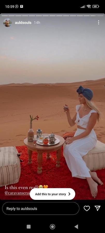 Caravanserai Luxury Desert Tented Camp Merzouga Exteriör bild